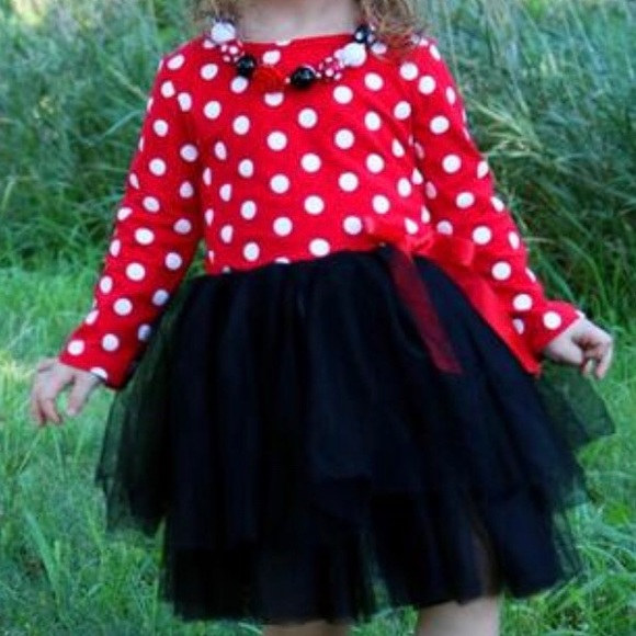 Other - Boutique Mouse Tutu Dress Polka Dot • NO RESTOCK